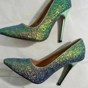 Elegant Glitter Stiletto Heels